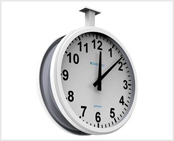 Çift Yüzlü PoE Analog Saat