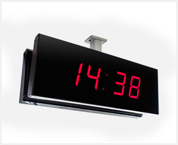 57mm Çift Taraflı Dijital Saat